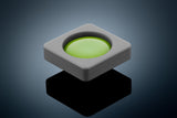 Anson PDR Glexo Diablo Cold Glue in a grey silicone mold, bright green compound, for paintless dent repair.