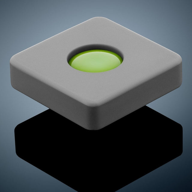 Anson PDR Glexo Diablo Cold Glue, grey square silicone mold with bright green glue, for paintless dent repair.