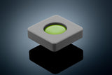 Anson PDR Glexo Diablo Cold Glue in a grey silicone mold with a bright green glue center. Professional PDR tool.