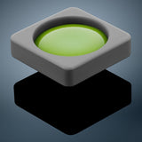 Anson PDR Glexo Diablo Cold Glue in a grey silicone mold, bright green compound. Professional PDR tool.