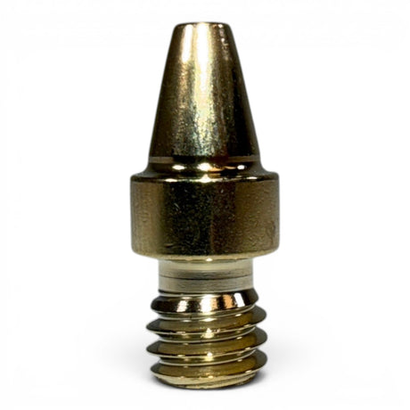 Anson PDR gold metal PDR tip with 3/8 inch diameter and 5/16-18 thread for aluminum or steel panels.