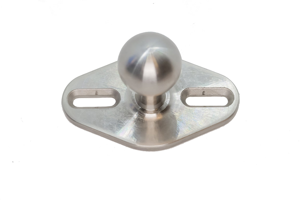 Anson PDR Carbon Tech Never Loose magnetic light mount with a silver ball head and diamond-shaped base.