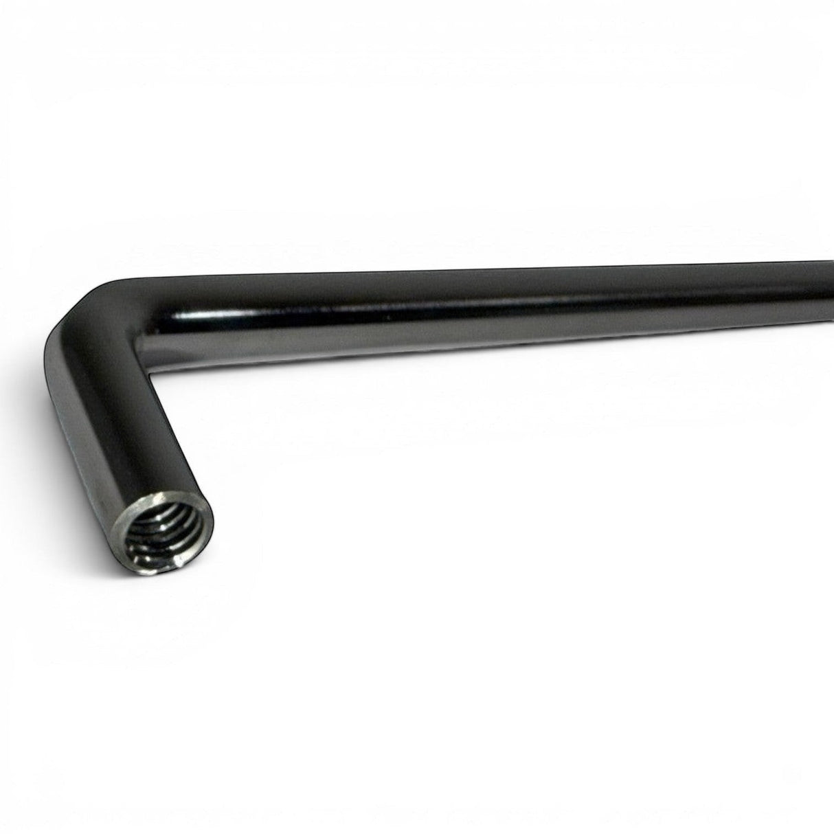 Anson PDR stainless steel paintless dent repair rod with angled tip and threaded end for tool attachment.