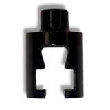 Anson PDR Super Straight Glue Tab System, black, 10mm thick face, designed for stubborn dents and maximum pull.
