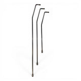 Anson PDR Tequila Compact HUB double bend stainless steel rods in 18, 24, and 30 inch lengths with soft tips.