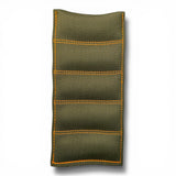 Anson PDR Tequila Leverage Pillow, a green webbing tool with orange stitching, used for dent removal and panel alignment.