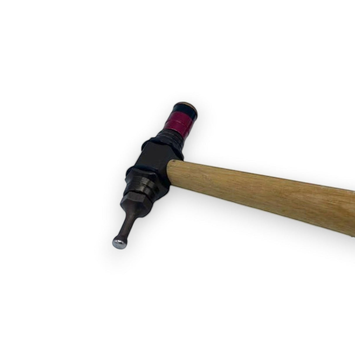 VIP PDR DG Series S small blending tip with hex head and wooden handle. Stainless steel PDR tool.