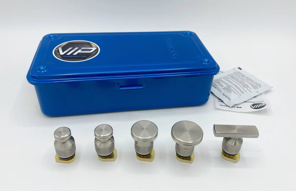 VIP METAL HEADS - COLD GLUE TIP SET WITH MAGNETIC STORAGE BOX – Anson PDR