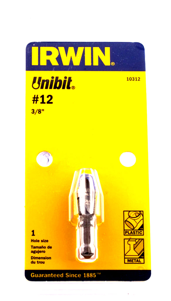 #12 Unibit Step Drills 3/8" Unibit- Single Size
