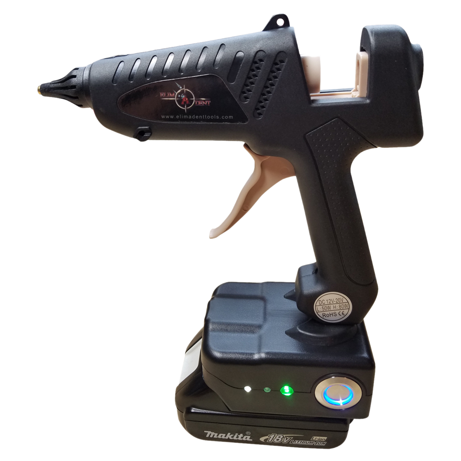 Cordless Hot Melt Glue Gun Kit with 30Pcs 7mm Glue Sticks for Makita 18V  Li-ion Battery Electric Repair Power Tool