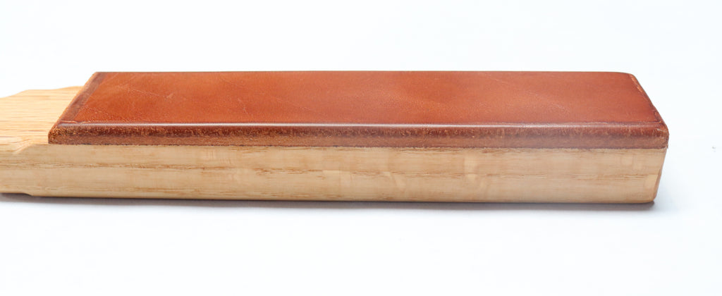 Anson Oak Wood Paddle Texas Leather Face 5.5 oz