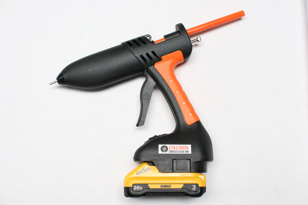 Cordless Hot Melt Glue Gun for Makita/DEWALT/BlackDecker/Milwaukee