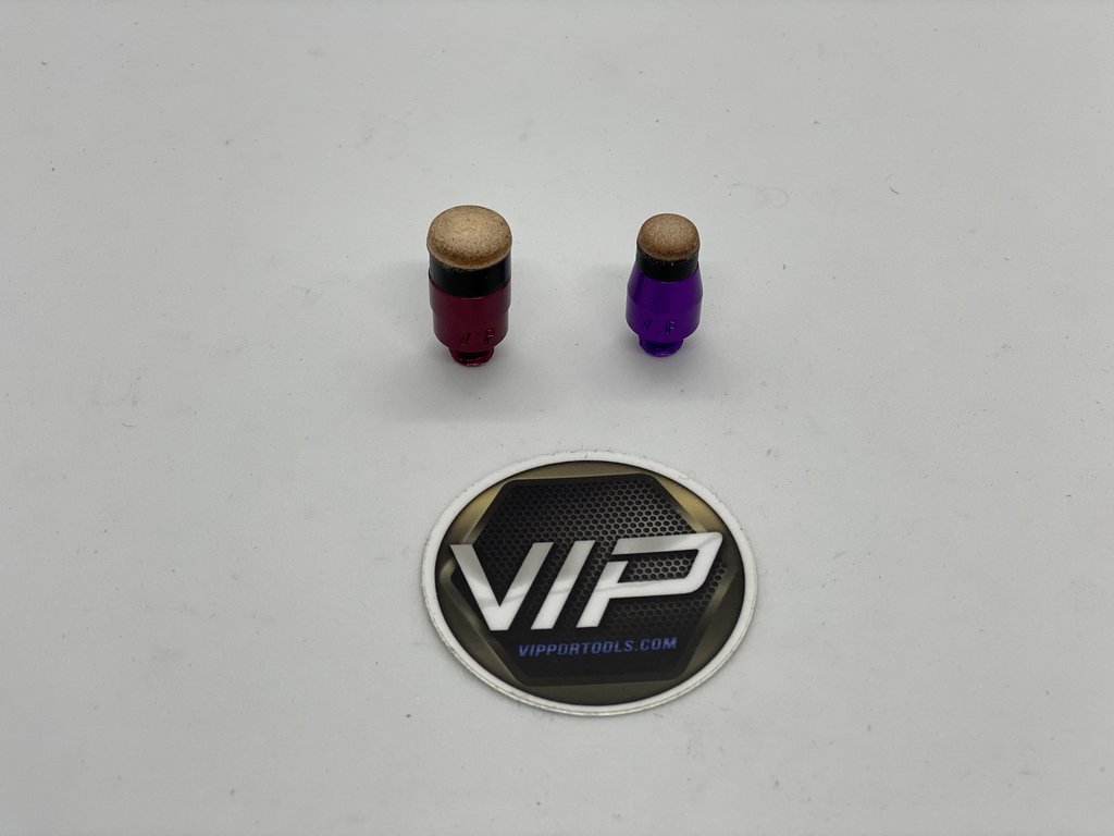 VIP LEATHER BLENDING TIPS - SCREW ON INTERCHANGEABLE LEATHER TIP SET