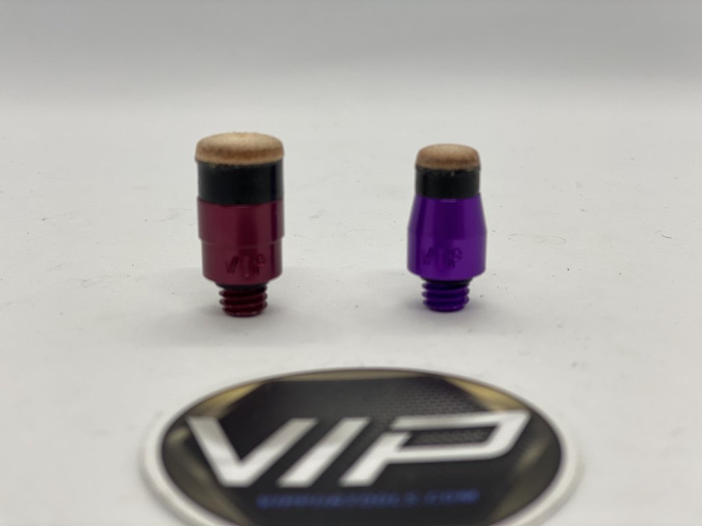 VIP LEATHER BLENDING TIPS - SCREW ON INTERCHANGEABLE LEATHER TIP SET