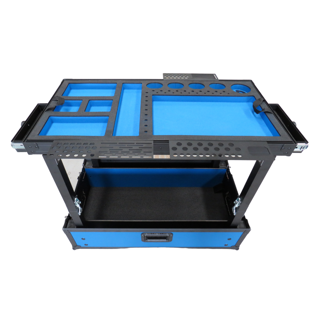 Collapsible discount tool trolley