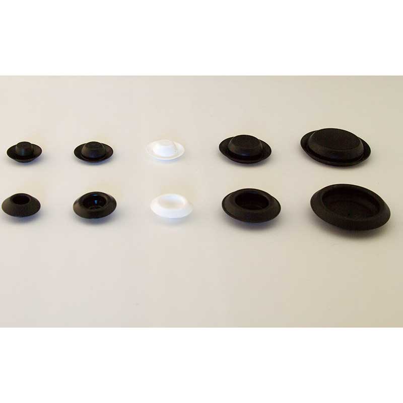 White Recessed Head Plug-1/2" Hole