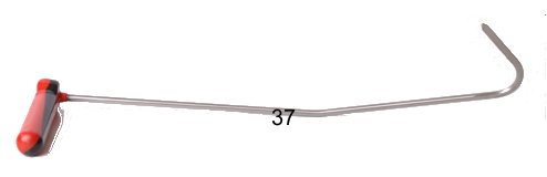 PDR Finesse #37 20″ Long 5/16″ Diameter Double Bend Shaved J with a reverse adjustable handle