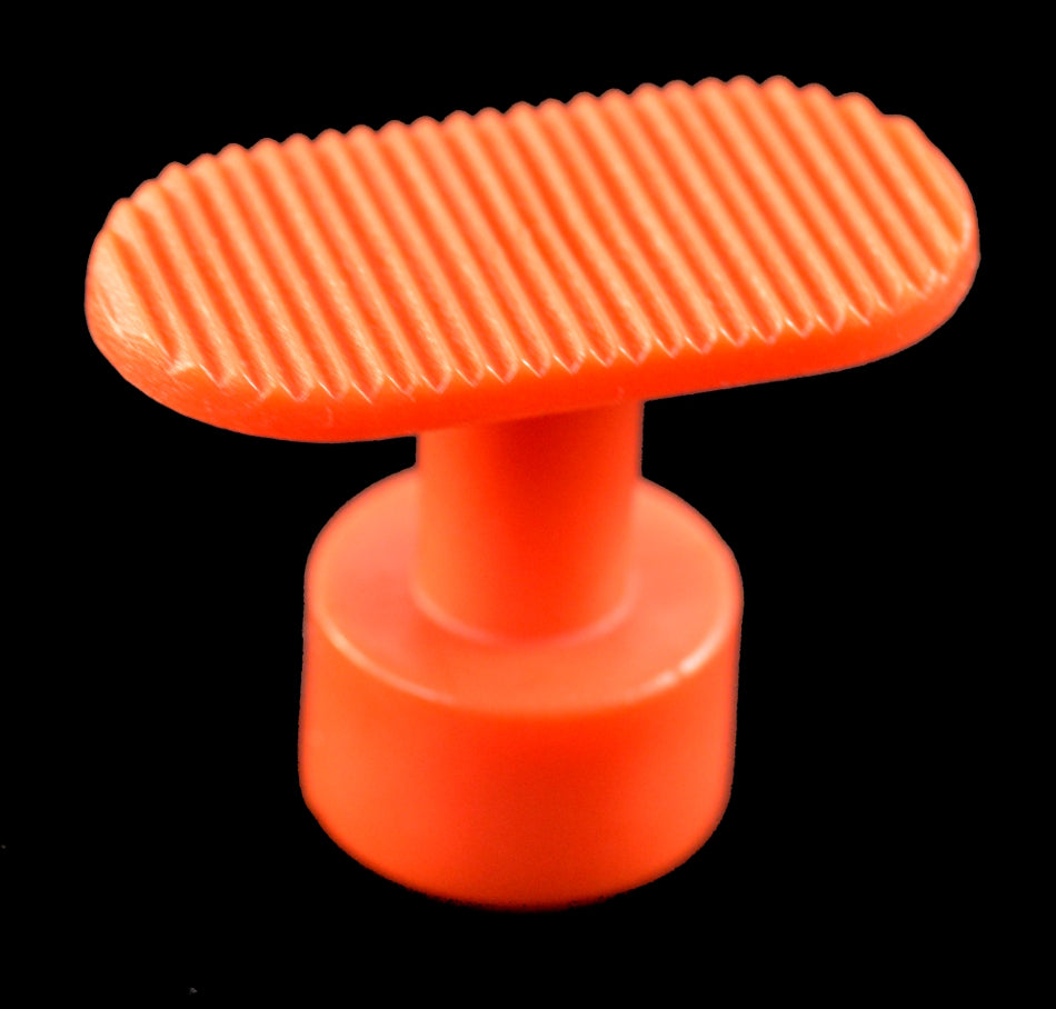 Aussie PDR - Grooved Bloody Orange Tabs - 30 mm Oblong