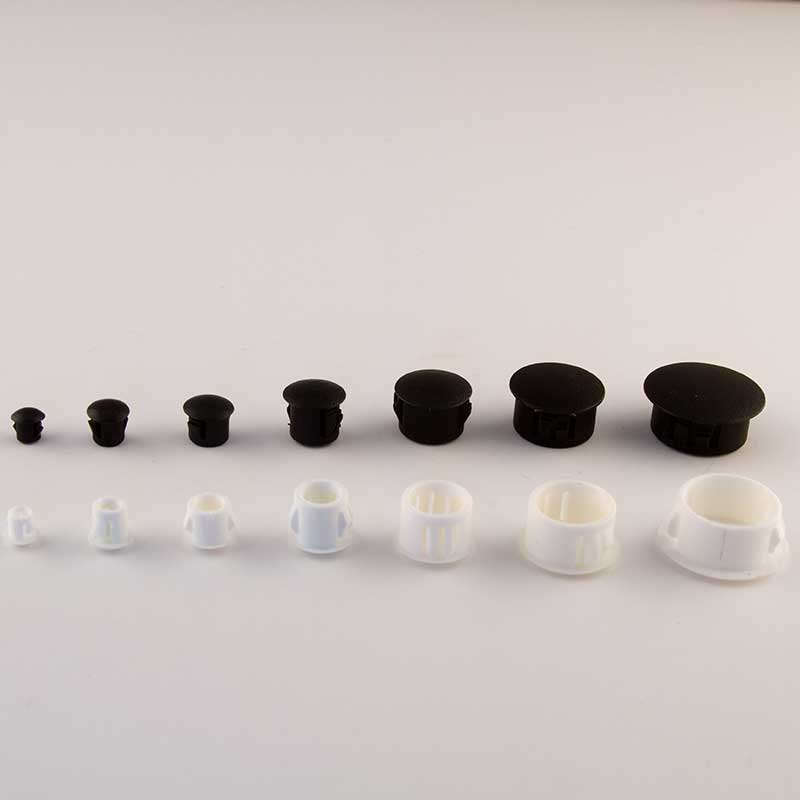 White Locking Plug-1/2" Hole