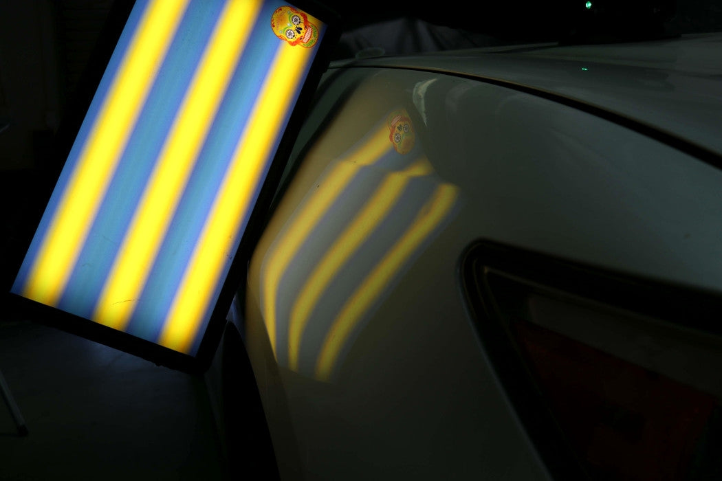 14" Tequila Lens Blue and Yellow Fade