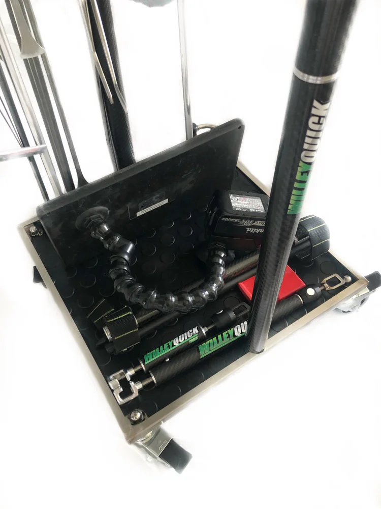 WQ Willey Quick tool cart aluminum legs